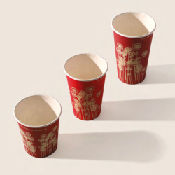 12oz Paper Vending Cup "SWIRL" (50) SLUSH, HOT DRINKS COLD DRINKS