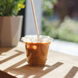 Half Pint Plastic Cups for Cold Beverages - Fully Recycleable, Environmentally Friendly (50)