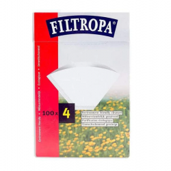 Filtropa Coffee Filter Papers (White) - 4 - 100 pack