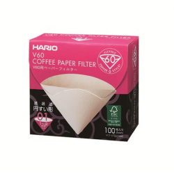 Hario V60 Coffee Filter Papers 01 - Brown - (100 Pack Boxed)