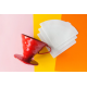Hario V60 Plastic Coffee Dripper Red - 02 Hario V60 Plastic Coffee Dripper Red - 02