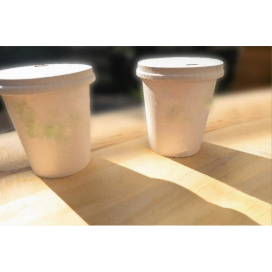 Paper cup sip lids 90mm 12/16oz Hot Paper Lid for Benders takeaway cups (100)