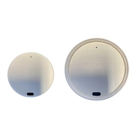 Paper cup sip lid 90mm 12/16oz Hot Paper Lid for Benders takeaway cups (100)