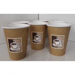 Paper cup Benders Caffe Disposable Paper takeaway Cups PEFC sample 12oz / 340ml (1)