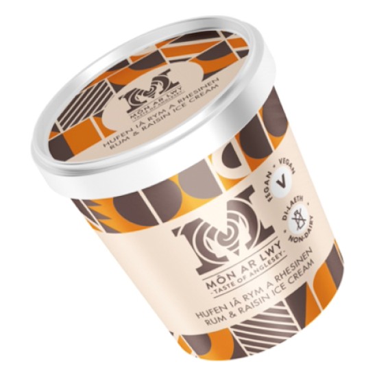 Môn ar Lwy Award-Winning Artisanal Welsh Ice Cream, Sorbet & Frozen Yogurt Tubs (24 x 125ml)