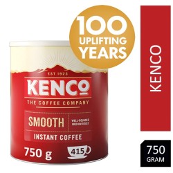 Kenco Smooth Instant Coffee (750g tin) - 415 Cups