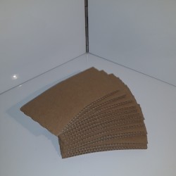 Cup sleeve 12/16oz Large Brown cup insulator (1000)