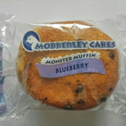 Blueberry flavour monster muffin