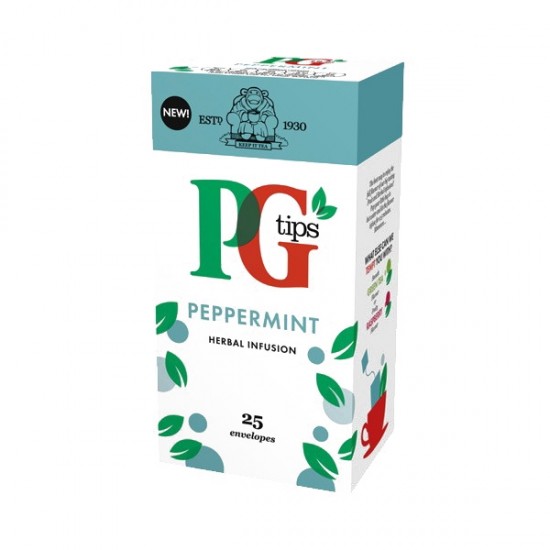 PG Tips 6 x 25 Peppermint Tea Enveloped Bags