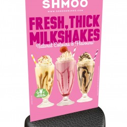 Shmoo Pavement Sign with Rubber Base