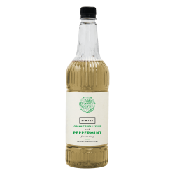 Coffee syrup - IBC Simply Peppermint Organic Syrup (1LTR)