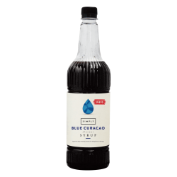 Coffee syrup - IBC Simply Blue Curacao Sugar Free Syrup (1LTR) - Vegan & Nut-Free