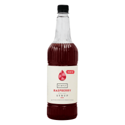 Coffee syrup - IBC Simply Raspberry Sugar Free Syrup (1LTR) - Vegan & Halal Certified