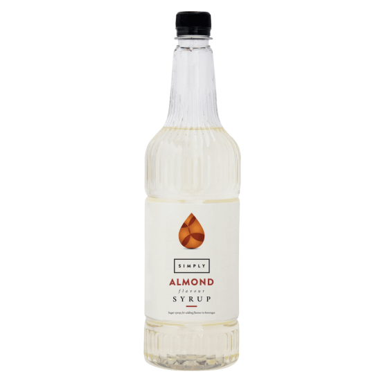 Coffee syrup - IBC Simply Almond Syrup (1LTR) - Vegan, Nut-Free & Halal Certified