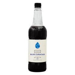 Coffee syrup - IBC Simply Blue Curacao Syrup (1LTR) - Vegan, Nut-Free & Halal Certified