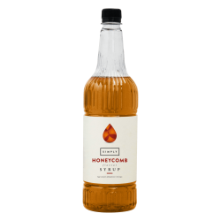 Coffee syrup - IBC Simply Honeycomb Syrup (1LTR) - Vegan, Nut-Free & Halal Certified