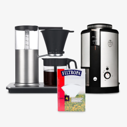Wilfa Classic+ Bundle - Coffee Maker, Grinder & Filter Papers (Brand New)