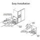 Bottled Water Dispenser Pump System (6m, for 19l Bottle)